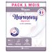 Harmony Discreet 112 maandverband incontinentie – urinebescherming voor dames – handdoek na de bevalling – absorberend & geurremmend – gemaakt in Frankrijk – 2 druppels – 1 maand verpakking – Harmony