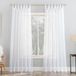 No. 918 Sheer Voile Tab Top Gordijnpaneel, Wit, 59" x 84"