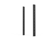 Schroff 23130-011 Bevestigingsbalk Zwart Staal 24U 1200 mm