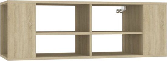 vidaXL Tv-wandmeubel 102x35x35 cm bewerkt hout sonoma eikenkleurig