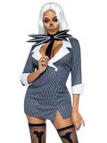 Leg Avenue Inc. Bone Babe Vrouwen Halloween Skelet Jurk Verkleedpak Large
