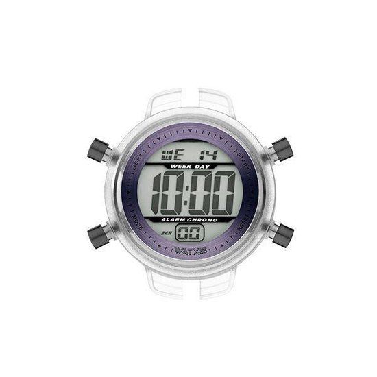 WATX&COLORS WATCHES RWA1666 Unisex Horloge - Mineraalglas - Quartz - Rond - Gesp