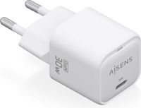 AISENS ASCH-30W1P018-W oplader voor mobiele apparatuur Universeel Wit AC Snel opladen Binnen