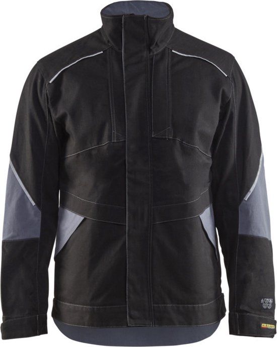 Blåkläder 4061-1516 Vlamvertragend jack Zwart/Grijs maat XXL
