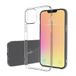 Fresnour iPhone 12 Pro 6,1-inch hoes, bumper, transparant, krasbestendige achterkant (kristalhelder)