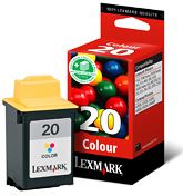 Lexmark Nr. 20 inktcartridge - Kleur - Cyaan, Geel, Magenta