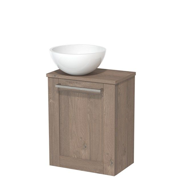 Maxaro Modulo Toiletmeubel - Middenbruin Eiken - 41 cm