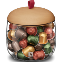 Nespresso Display Mia capsulehouder, hout