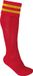 PROACT® Sportsokken Met Contraststrepen PA015 - Sporty Red / Sporty Yellow - 35/38 EU