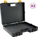 vidaXL Machinekoffers 2 stuks universeel met schuimrubber polypropeen