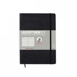 Leuchtturm1917 Softcover Notitieboek Zwart - Medium - Gelinieerd
