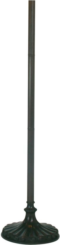 Clayre & Eef 5LL-9454 - Vloerlamp - Doorsnede/hoogte: 30 x 165 cm 2x E27 / Max 60W - glas - multi