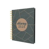 Collins Debden Collins Scandi Academic 2023-24 A5 Dag tot pagina Halverwege het jaar Dagboek Planner School, College of Universiteit Term Journal - Augustus 2023 tot augustus 2024 - Groen