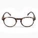 Contacta Wall Street leesbril voor dames en heren, licht en functioneel, frame met flexibele stangen, demi-kleur, dioptrie + 2,00, verpakking met brillenkoker, 26 g