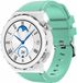 Strap-it Bracelet en silicone pour montre connectée - Convient pour Huawei Watch GT 3 Pro 43mm - Aqua
