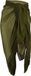 Sarlini Angro B.V. Pareo Omslagdoek Effen Khaki Dames Vrouwen Strandjurkje Sarong
