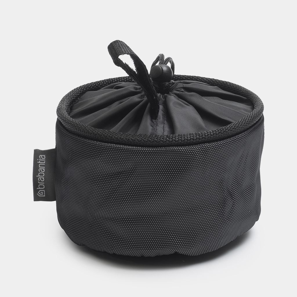Brabantia Soft Clothing Storage Bag - Black - 17.5 x 18 x 16 cm