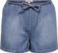 ONLY - ONLARIA STRING PULL-UP SHORTS DNM QYT - Fille - Short - Taille XS - Coton/Lyocell - Denim Bleu Moyen