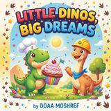 Little Dinos, Big Dreams: A Toddler Coloring Book of Cute Prehistoric Friends at Work: 54 Fun Career & Dinosaur Coloring Pages for Kids Ages 2-6