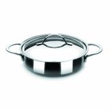 IBILI Cocotte Noah, 32 cm, acier inoxydable 18/10, compatible induction
