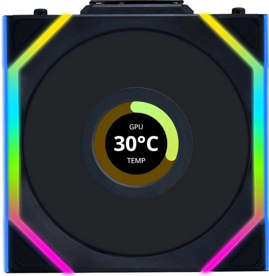 Lian Li UNI FAN SL Wireless LCD Black