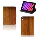 B2Ctelecom Apple iPad Mini 6 (2021) Tablet Book Cover Donker Hout