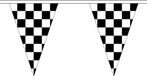 Merkloos / Sans marque Shoppartners Bv Polyester vlaggenlijn finish 5 meter - Race thema feestartikelen - Race vlaggen - Formule 1 vlag