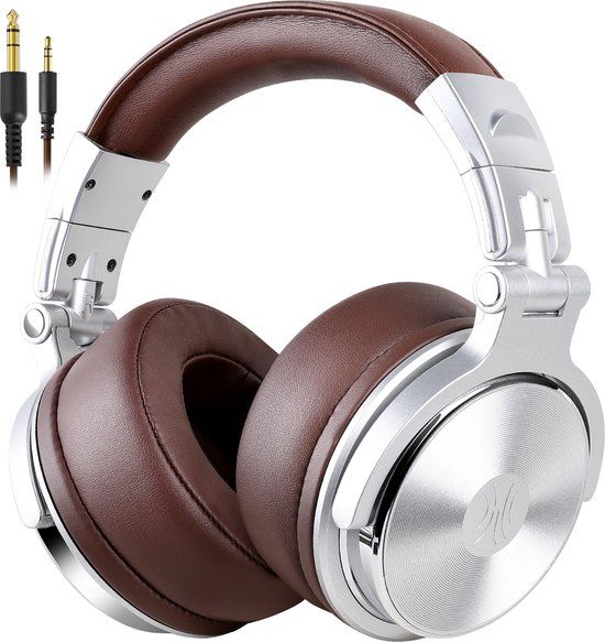 OneOdio Pro40 Silver-brown - Over-Ear Koptelefoon - ANC Bluetooth