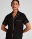 Hunkemöller Dames Nachtmode Jacket Jersey Essential - Zwart - maat XL