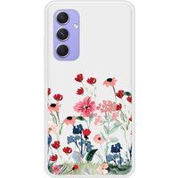 Samsung Galaxy A54 Printemps en fleurs Verstevigd hoesje met sublimatie bedrukking