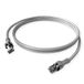 Sacon câble réseau DualBoot PushPull Gris 1 m Cat6 S/FTP (S-STP) Plat