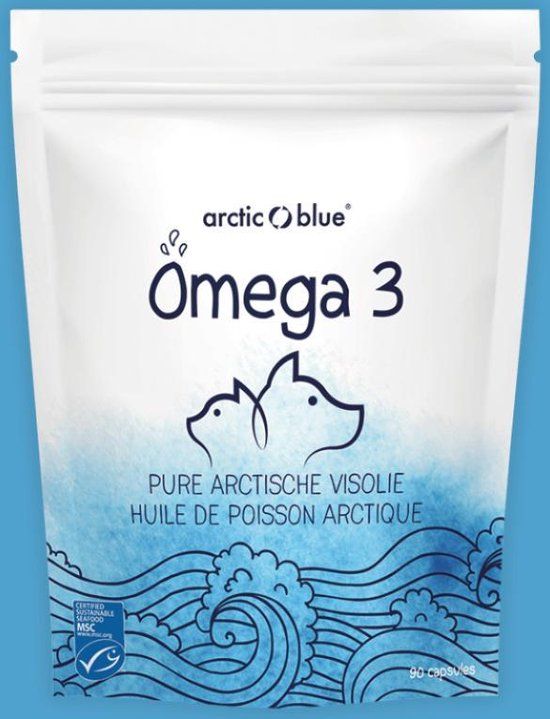 Arctic Blue Omega Pure Arctische Visolie Hond/kat - Capsules