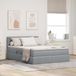 Maison Exclusive - Lit de rangement avec matelas, gris clair, 140 x 200 cm, velours