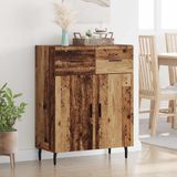 vidaXL Dressoir Oud Hout 69,5 x 34 x 90 cm