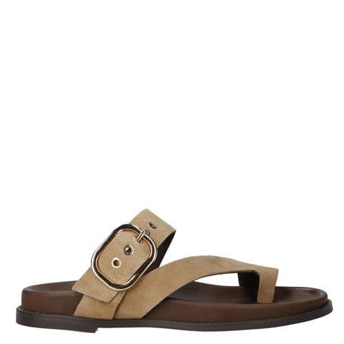 Inuovo suède slippers beige