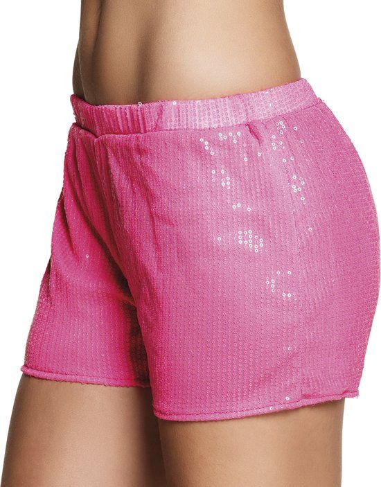 Generik Hotpants Sequins neonroze M