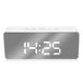 Luxime Réveil numérique - Blanc - Plastique - Multifonctionnel - Chambre à coucher - Horloge
