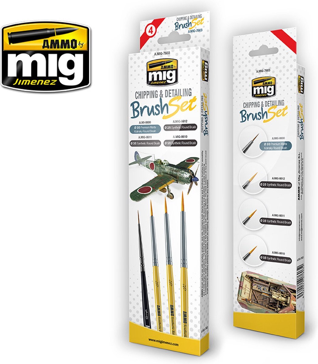 mig Chipping And Detailing Brush Set