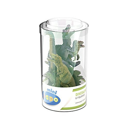 Papo Mini -Figuurtjes -Mini Plus Dinosaurussen set 1 (6 stuks)-33018-Voor kinderen - Geschikt voor jongens en meisjes - Vanaf 3 jaar