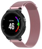 By Qubix - Milanese bandje - Large - Rosé goud - Geschikt voor Garmin Approach S20