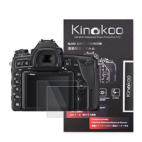 kinokoo Gehard Glasfilm voor Nikon D780 Kristalheldere Film Nikon D780 Schermbeschermer Bubble-vrij/antikras (2 stuks)