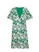 Vero Moda VMZILLE Midi-jurk Korte mouw V-hals Gebloemd Polyester L