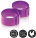 Merkloos / Sans marque Olba Pluimveering 25 mm 25 stuks Paars
