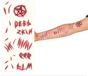 Fiestas Guirca Halloween Demon Scar Face Tattoo