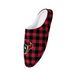 FOCO heren Nfl Sherpa Gevoerde Buffalo Check Memory Foam Slippers