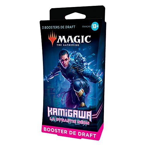 Magic The Gathering Magic: The Gathering - Set met 3 boosters Kamigawa: La Dynastie Neon (Franse versie)