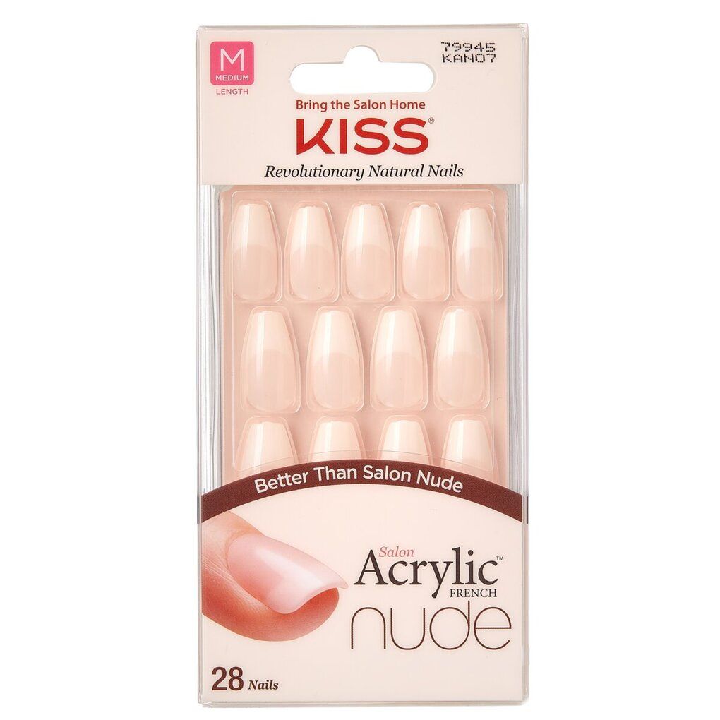 Kiss Salon Acrylic French Nude Leilani Kunstnagels - 0731509799453
