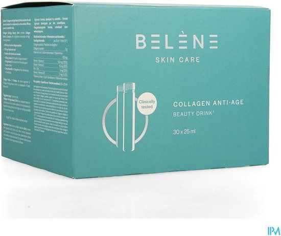 Belene Belène Skin Care - Anti-Aging Collagen Drink - 30 x 25ml - Citrus - Halal