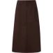 s.Oliver Hoogwaardige taille hoge flared rok in faux suede voor dames