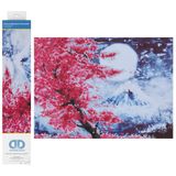 Needleart World Cherry Blossom Mountain ambachtelijke set, kunsthars, meerkleurig, 52 x 38 cm
